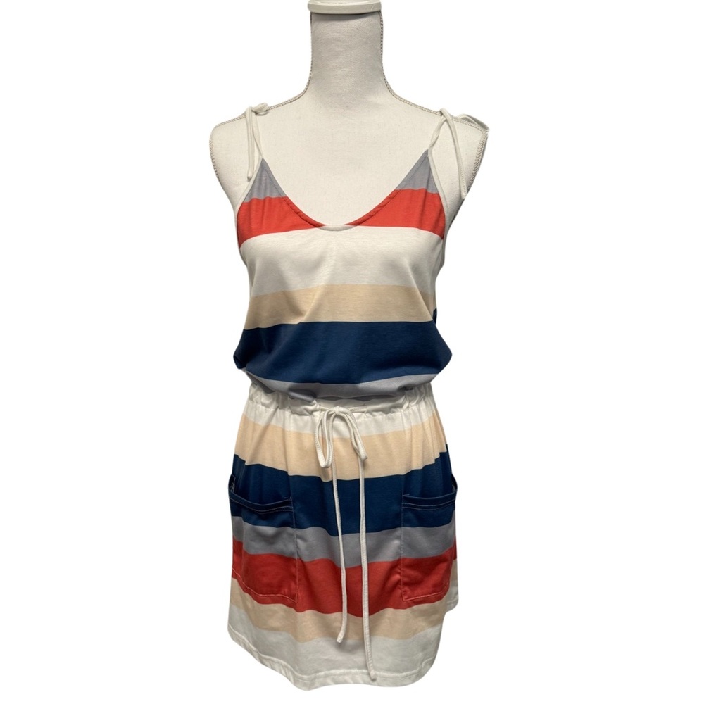 Tie Shoulder Summer Dress - Medium